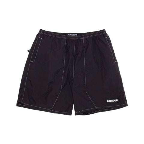 Swim Shorts [Black w/ Contrast Stitch]