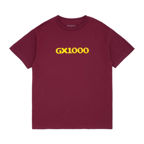 OG Logo Tee [Burgundy W/ Yellow Font]