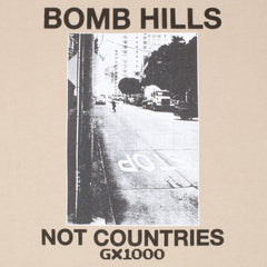Bomb Hills Not Countries Hoodie  [Sand w/ Black Font]