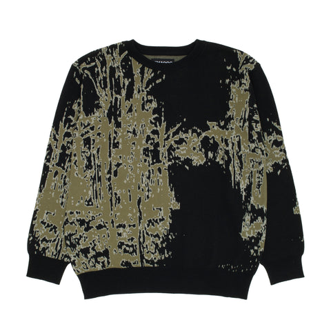 Forrest Jacquard Knit Sweater [Black]