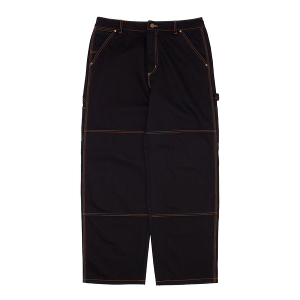 Carpenter Pant  [Black W/ Gold Stitching]