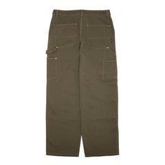 Carpenter Pant  [Green W/ Gold Stitching]