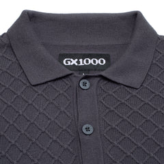 Polo Knit Long Sleeve [Charcoal]