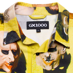 Rayon Mask Button Up [Yellow]