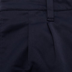 Chino Pleated Pant [Navy]