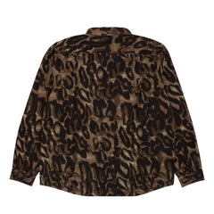 Long Sleeve Button Down  [Brown Leopard Camo]