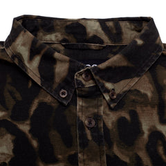 Long Sleeve Button Down  [Brown Leopard Camo]