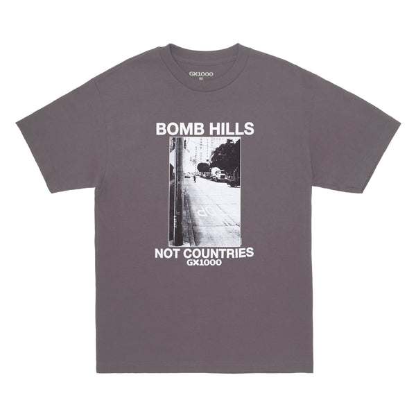 Bomb Hills Not Countries Tee [Charcoal]