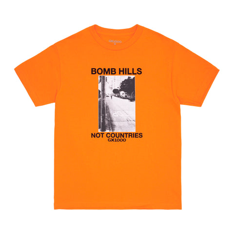 Bomb Hills Not Countries Tee [Orange]