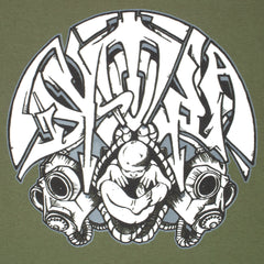Dystopia Gas Mask Tee [Military Green]