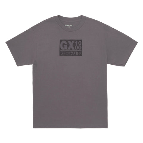 Japan Tee [Charcoal W/ Black Font]