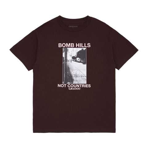 Bomb Hills Tee [Brown w/ Rose Font]