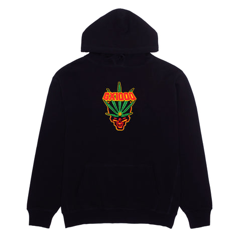 Leaf Hoodie  [Black]