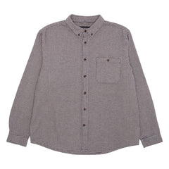 Long Sleeve Houndstooth Button Down  [Blue]