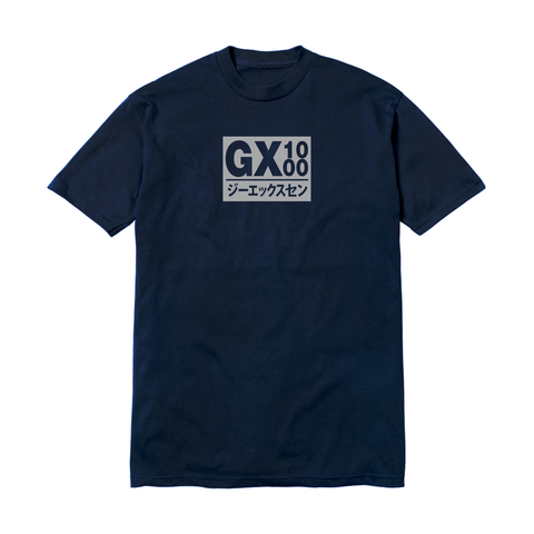 Japan Tee [Navy w/ Grey Font]