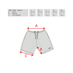 Swim Trunks [ Tan Camo]