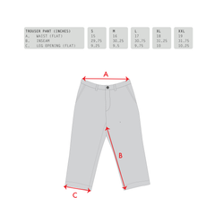 Trouser Pant [Dark Blue Wash]